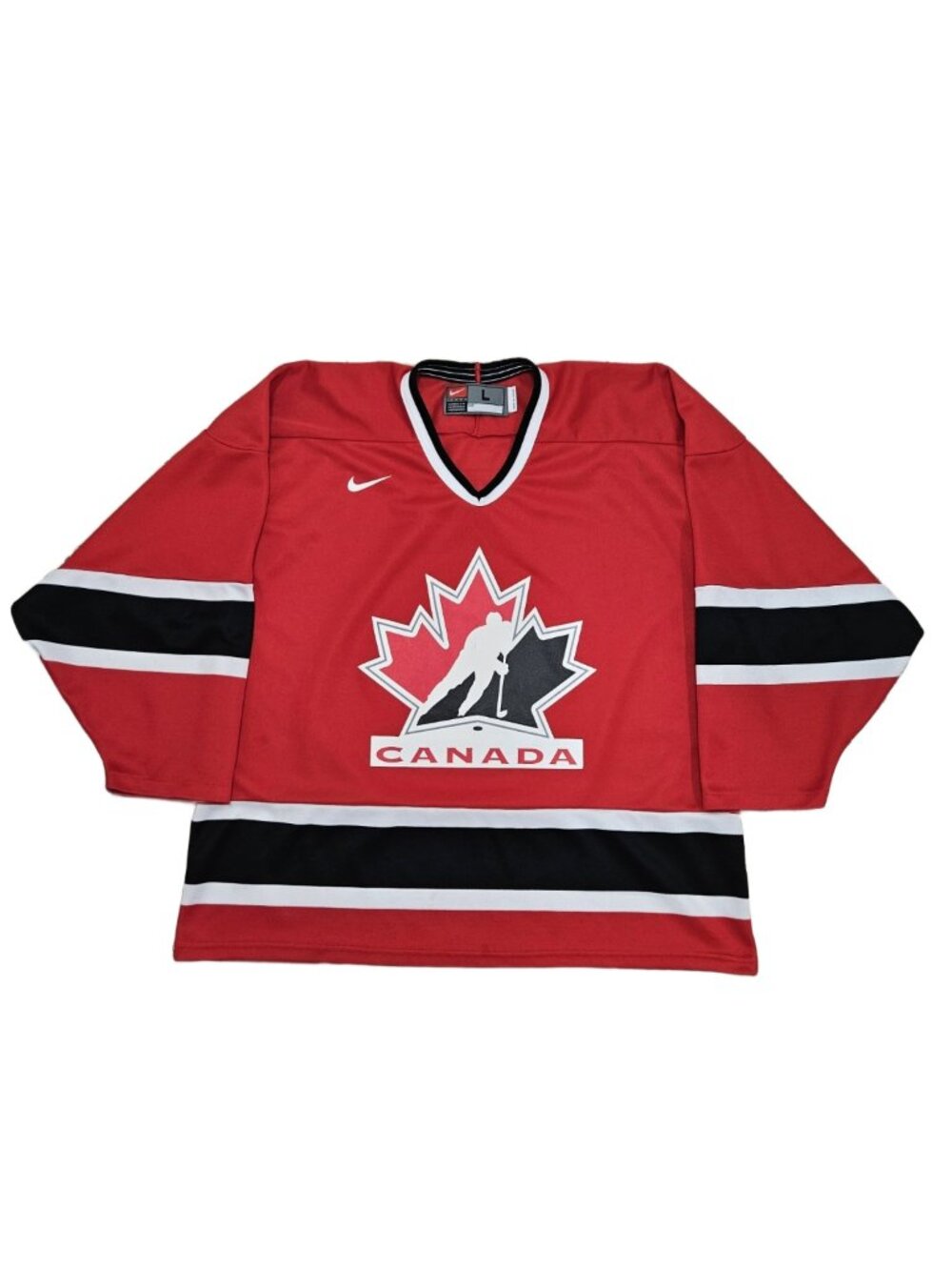 Vintage Nike Team Canada Hockey Jersey Large Made in Canada